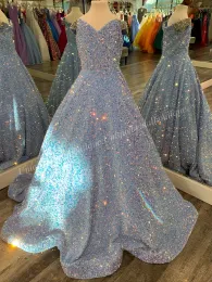 Платья переливаемые девушки театрализованное платье 2023 Бархатное с блестками бисера не так