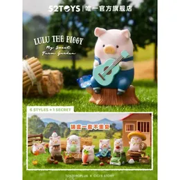 Blind Box Canned Pig Lulu Farm Série CEGURA BOY Toy Girl Kawaii Doll Action Doll Guess Bag Caja Ciega Surpresa Bancos Figuras Kawaii Mod Y240517