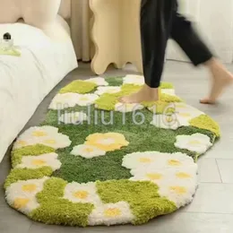 Коврец дизайнерский коврик Декор комнаты Decor Moss Flocking Carpet спальня гостиная кровать одеяло одеяло с нордической в форме травы для ванной комнаты коврик коврик № 6532