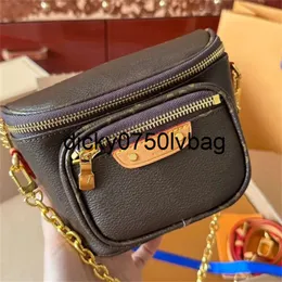 Дизайнер сумок Louies Louiseviution lvse Bumbag Lvity Mini Chains Bag M82208 M82347 M82335 Градиент женщин роскошные дизайнерские пакеты мужские сумки мужские сук