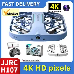 Other Toys JJRC H107 Mini Unmanned Aerial Vehicle Capemara Delon 8K 4K Four drones with cameras real-time UFO remote control of aircraft toys s245176320