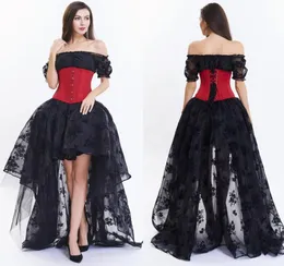 جديد VINTAGE VISTORIAN GOTHIC Steampunk Evening Corset Burleska Dress S2XL 17012723602