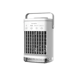 Mini condizionatore per aria portatile piccola ventola di raffreddamento ad acqua radiatore aria radiatore USB Desktop Umidificazione silenziosa ventola di aria condizionata con umidificatore per home office
