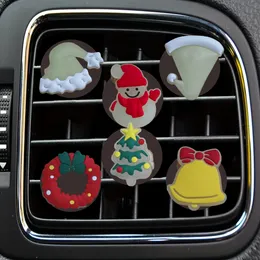 Другие части Рождественский флуоресцентный мультфильм Car Air Clips Clips Clips Outlet на аксессуары для доставки Office Home Drop OTPBX