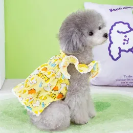 Dog Apparel Small Skirt Summer Cat Dress Yorkies Pomeranian Shih Tzu Maltese Poodle Bichon Frise Schnauzer Clothes Costume