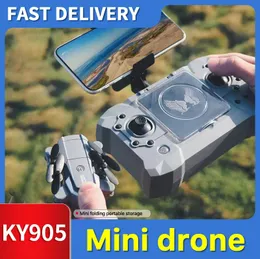 KY905 Mini Dron 4K PLEGABLE RC CON CONTROTO REMOTO FPV Quadcopter Boys and Girls 240516