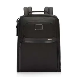 Designer Alpha 3 Tums Backpack Business da uomo 10A 10A Manly Laptop Borse Ballistic Nylon Waterproof Capacity Laptop Case Man MAN Elegante pacchetti di lusso Borse per bagagli