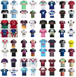 2024 Maglie di rugby dei delfini Cowboy Penrith Panthers Rhinoceros indigeni 2023 Home Away FORMAZIONE JERSEY All NRL League Mans T-shirt size S-5xl AS6B