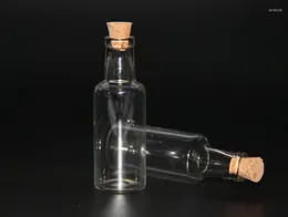 Flaschen 10pcs 27 80 mm Kork Stopper kleine Glasflasche winzige Gläser mit dekorativen Wunsch -Drift -Fläschchen zur Dekoration