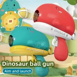 Dinosaur Sticky Ball Gun Gun Throve Dartboard Target Shootarle Kid Party Game Interactive Game Outdoor Sport Toy for Children 240509