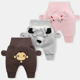 Pantaloni per bambini pantaloni carini cartone animato a vita alta bambini primaverili e autunni