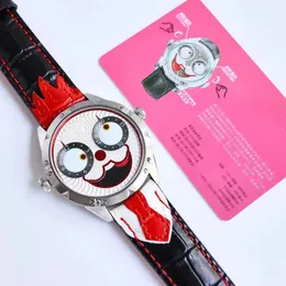 Top Montres spersonalizowany męski projektant mody Joker klon AAAA+zegarek 42 mm skórzany łańcuch ze stali nierdzewnej Wodoodporne szafirowe szklane szklane superior