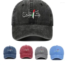 Boinas 2024 Israeli Bandeira bordada Hat de beisebol feita de tendência de moda antiga e macia