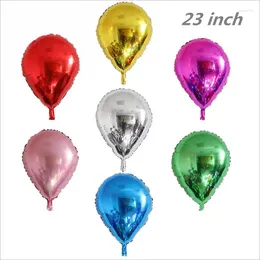 Partydekoration 5pcs 23 -Zoll -Drop -Form -Aluminiumfolienballons Jubiläum Geburtstag Valentinstag Hochzeit