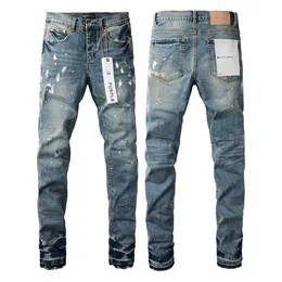 Purple Brand jeans with American paint distressed 9077