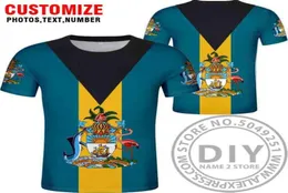 Maglietta Men039s Tshirts Bahamas Maglietta Custom Made Nome Print Po College Black White BHS BHS fai da te Country Tshirt BS Flag 2269718