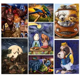 Andra leksaker 100 stycken Jigsaw Puzzle Assembly Pictures Dog Animal Stress Relief Puzzle Toys Adult and Child Education Gifts S245176320