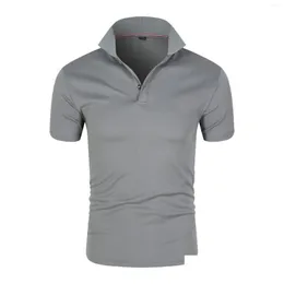 Polos da uomo estate a secco rapido golf camicie traspirabili business top maniche corta casual si adattano t-shirt-shirt drop drop drop abitanti c dhngx