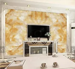 壁紙Papier Peint Brique Marble Wall壁紙壁紙リビングルームの装飾コンタクトペーパー壁画3Dカスタム