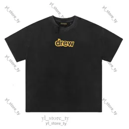 Designer Draw Thirt Fashion Abbigliamento Draw Maglietta da uomo Luxury Tees Casual Lavato Vina vecchia face sorridente classico Classico filato unisex in cotone doppio filo sciolto Short 09ec 09ec 09ec