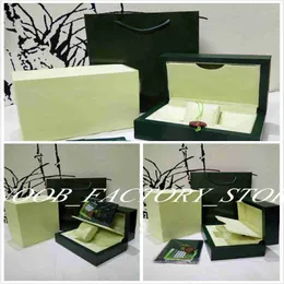2019 new Green Brand Watch Original Box Papers Card Purse Christmas Gift Boxes Handbag 0 7KG For top Watches box 2747