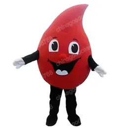 أداء Red Blood Drops Costume Assume Halloween Fancy Party Dress Cartoon Tuph Suit Carnival Size Size Birthday Outdior Outfit