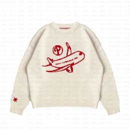 Männer Casual Pullover Streetwear Sweater Stricker Retro kreativ Jacquard Hip Hop Strickgrafik Vintage Frauen Pullover 240425