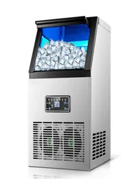 Máquina de fabricação de gelo automático Cube comercial Máquina de esfera de gelo de pequenas empresas para barra de bola de chá de leite café