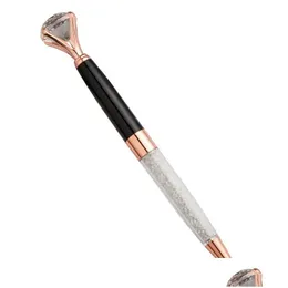 Ballpoint długopis hurtowy duży diamentowy metal luksusowy duży kryształowy prezent biznesowy przychylność dostawy biuro biur