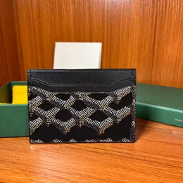 Дизайнерская сумка мужчина женщин мини -кошелек роскошные карты держатель карт подлинная кожаная сумка с высоким качеством Canvas G2yarrd кошелек 10a небольшой большой карманный организатор