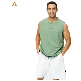 2024 Fitness Sports Sports Tops Men Gyms Workout Sleeveses Shirt Summer Masculino LONCE SIDERS CHAVE BASQUIPEL RUND MEN G29 240506