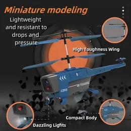 RC Helicóptero 35CH 25CH PLANO DE CONTROLO REMOTO DO REMOTO 24G Paixão para evitar o aeronave de avião elétrico Aeronaves para meninos 240516