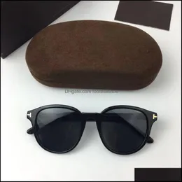 Aessories Tom 752 Top Original di alta qualità Designer Sun occhiali da sole per uomini Famoso marchio di lusso retrò classico Fashion per occhiali 185N