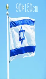 Израильский флаг нации 3ft x 5ft Polyester Banner Flight150 90 см. Пользовательский флаг по всему миру по всему миру Outdoor2517839