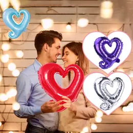 Parti Dekorasyonu 18 inç Aşk Kalp Şeklinde Balon Sevgililer Günü İtiraf Sahnesi Kalp Şeklinde