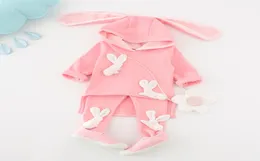 Infant Clothes Spring Autumn Baby Girls Hoodies Sport Suit Toddler Clothing Sets Lovely Rabbit Kids Casual Tracksuit Set3425497