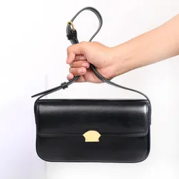 حقيبة مصممي مرآة جودة حقيبة سوداء كروس للسيدات حتى أكياس الإبطين الفخمة حقيبة اليد الجلدية