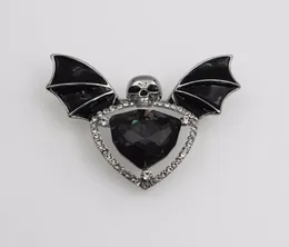 Broschen Halloween Gothic Punk Schädel Fledermaus Fledermaus Corsage Pin Pins Rucksack Klamte Lampe Fun Badge Schmuck Geschenk25004305415936