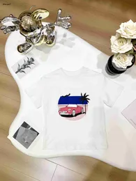 Top Baby T-Shirts Cartoon Auto Muster Mädchen Jungen Kurzarm Größe 100-150 cm Designer Kinder Kleidung Sommer Baumwollkinder Tees 24Feb20
