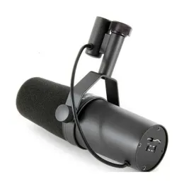 Microphones Top Quality SM7B Professional Cardioid Dynamic Microphone Perfect for Game TV Live Vocal Recording & Performance Selectable Fr