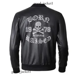 Philipe Plein T-shirts Designer Designer de alta qualidade Moda de luxo PP Skull Borderyery Capital Casas de Baseball Jacket Coat Motorcycle Plein 116