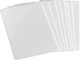 Druckbare leere Sublimation PVC -Karte Kunststoff Weiße ID -Visitenkarte für Promotion Geschenkkarten Party Schreibtisch Nummer Tag9610658