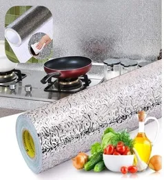 Adesivi per cottura da cucina Impermeabile in alluminio impermeabile in alluminio anti -adesivo auto adesivo a tenuta ad alta temperatura 40100 cm4610237