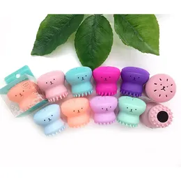 2024 1PC Silicone Cute Small Octopus Face Cleaning Brush Deep Pore Exfoliating Wash Skin Care Face Scrub Cleanser Toolsdeep pore cleanser tool