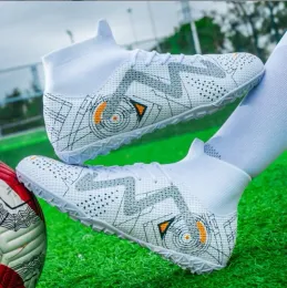 2024 кроссовки мужская футбольная обувь Ultra-Light Commory Commory Ancle Sports Clits травяные газоны с длинными шипами высочайшего качества ботинки для ног. Размер 35-45
