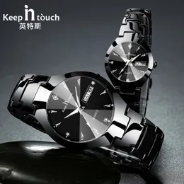 Keep in Touch Brand Luxury Lover Watches Quartz Calendar Dress Women Men Watch Couples Owatch Relojes Hombre 2019 con Box CJ191116 228J