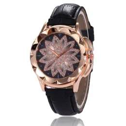 Luxury Starry Sky inossidabile in acciaio inossidabile Orologi braccialetti da polso da polso da donna orologio sportivo per donne Crystal Analog 262G