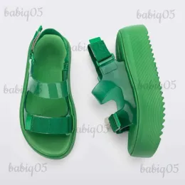 Сандалии сандалии 2023 Melissa Женские ботинки для маффин модные дамы с толстыми прилагаемыми сандалиями для взрослые капусные пляжные обувь женская желе -обувь Mn