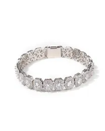 2021 bracciali di cristallo diamantato da donna9mm Roccia quadrata Bracciale zircone zircone per uomo e donna4033832