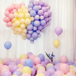 100200 pc Candy Macaron Latex Balloon Children Party Decoration Birthday Decor Adult Wedding Baby Shower Ballon 240514